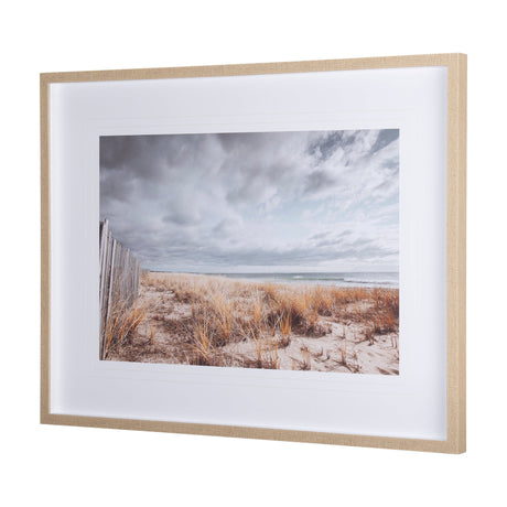 Atlantic Coast Afternoon by Mercana Studio Hand Embellished Framed Photo Art Print Matted under Glas by Mercana at Eve Furniture