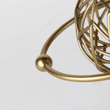 Atlas 10.0L x 8.0W x 12.0H Gold Metal Solar System Ornament by Mercana at Eve Furniture