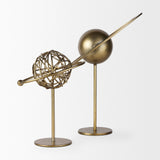 Atlas 10.0L x 8.0W x 12.0H Gold Metal Solar System Ornament by Mercana at Eve Furniture