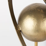Atlas 15.0L x 7.0W x 16.0H Gold Metal Solar System Ornament by Mercana at Eve Furniture