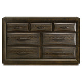 Atlas 7-drawer Bedroom Dresser Cabinet Dark Oak by Coaster at Eve Furniture
