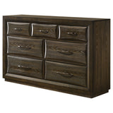 Atlas 7-drawer Bedroom Dresser Cabinet Dark Oak by Coaster at Eve Furniture