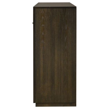 Atlas 7-drawer Bedroom Dresser Cabinet Dark Oak by Coaster at Eve Furniture