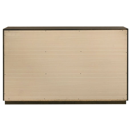 Atlas 7-drawer Bedroom Dresser Cabinet Dark Oak by Coaster at Eve Furniture