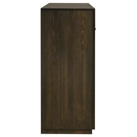 Atlas 7-drawer Bedroom Dresser Cabinet Dark Oak by Coaster at Eve Furniture