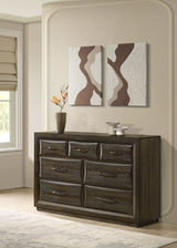 Atlas 7-drawer Bedroom Dresser Cabinet Dark Oak by Coaster at Eve Furniture