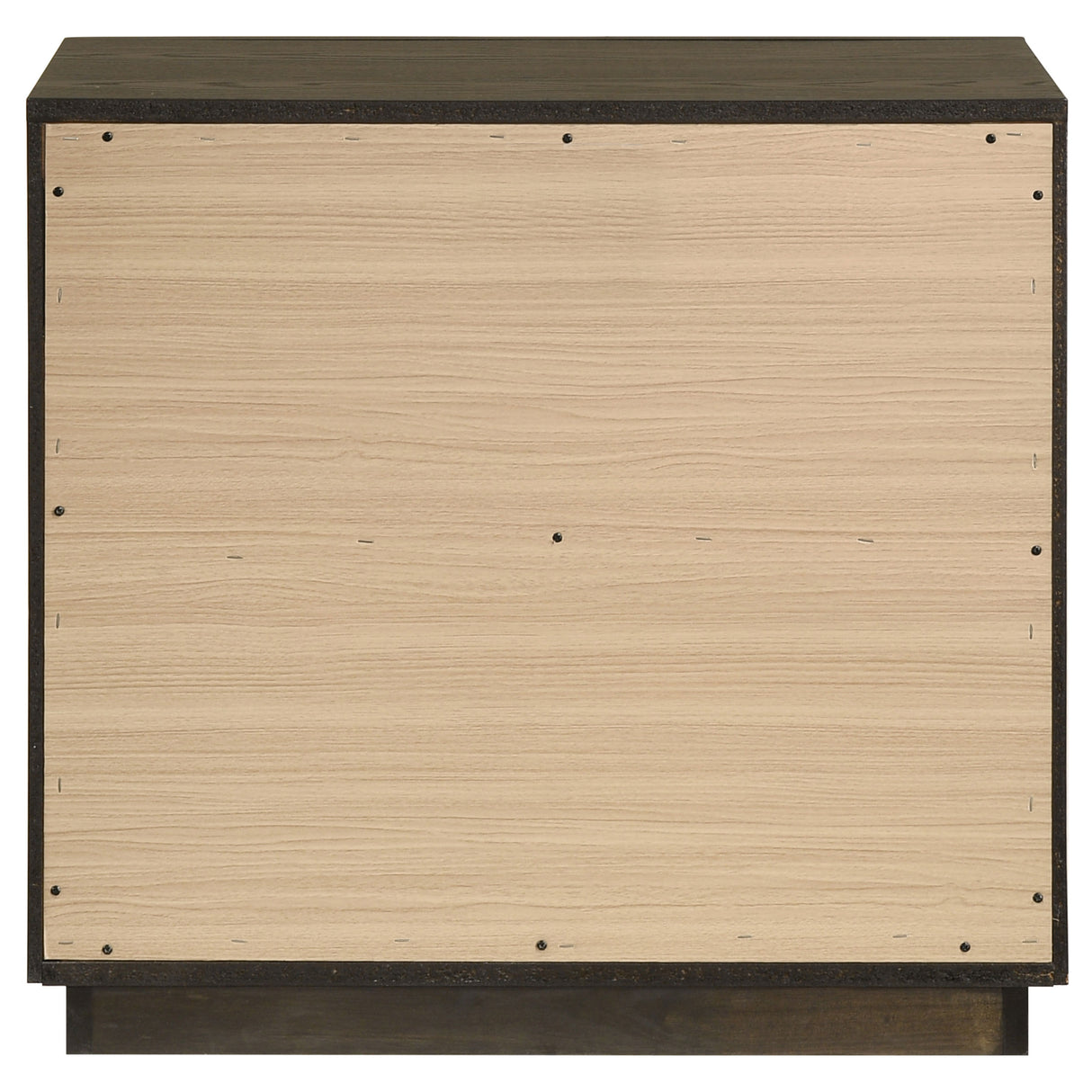 Atlas Dark Oak 2-drawer Bedroom Nightstand Bedside Table by Coaster at Eve Furniture