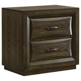 Atlas Dark Oak 4-piece Eastern King Bedroom Set by Coaster at Eve Furniture
