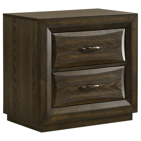 Atlas Dark Oak 4-piece Eastern King Bedroom Set by Coaster at Eve Furniture