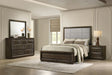 Atlas Dark Oak 4-piece Eastern King Bedroom Set by Coaster at Eve Furniture