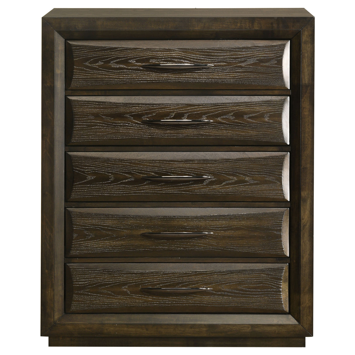 Atlas Dark Oak 5-drawer Bedroom Chest of Drawers by Coaster at Eve Furniture