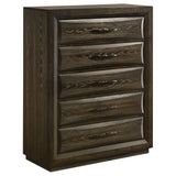 Atlas Dark Oak 5-piece Queen Bedroom Set by Coaster at Eve Furniture