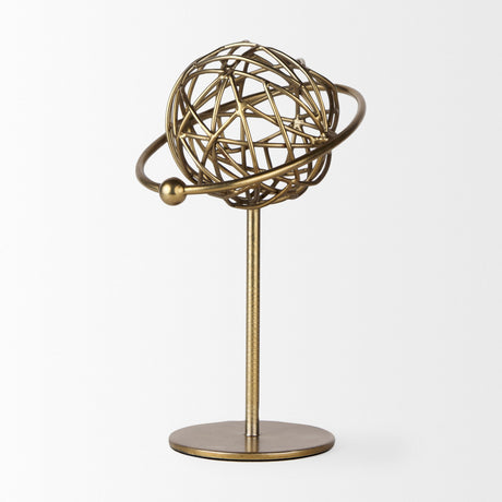 Atlas Gold Metal Solar System Ornament by Mercana at Eve Furniture