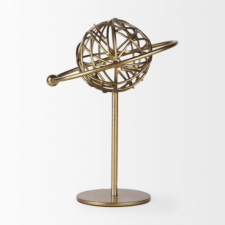 Atlas Gold Metal Solar System Ornament by Mercana at Eve Furniture