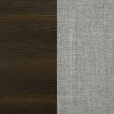 Atlas Grey/Dark Oak 63-inch Eastern King Upholstered Panel Bed by Coaster at Eve Furniture