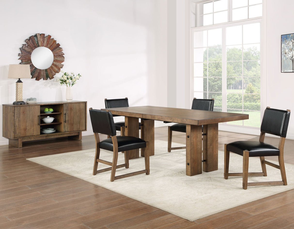 Atmore 5-Piece 96″ Dining Set(Table & 4 Side Chairs)