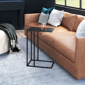 Atom Black Side Table by Zuomod at Eve Furniture