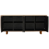Atria Sideboard, Sand/Brown by Dovetail at Eve Furniture