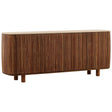 Atria Sideboard, Sand/Brown by Dovetail at Eve Furniture