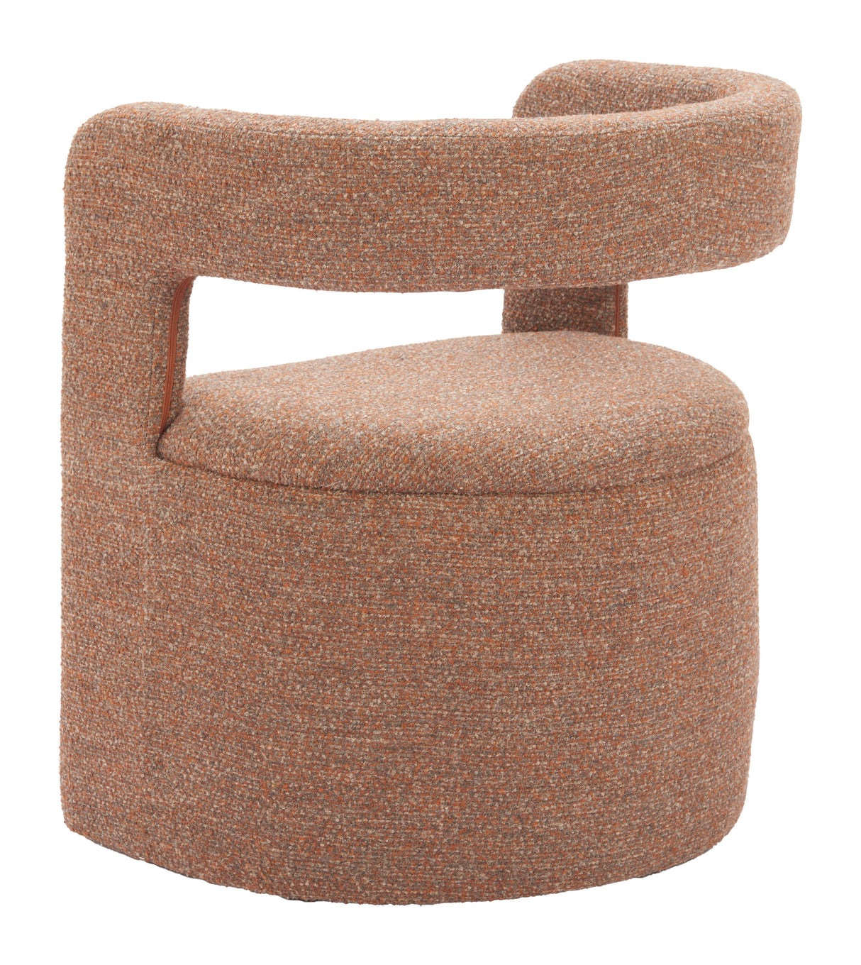 Atria Tawny Brown Accent Chair & Ottoman by Zuomod at Eve Furniture