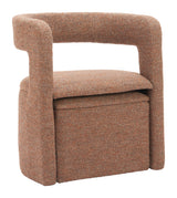 Atria Tawny Brown Accent Chair & Ottoman by Zuomod at Eve Furniture