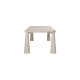 Atrop Dining Table - Milk White by Classic Home at Eve Furniture