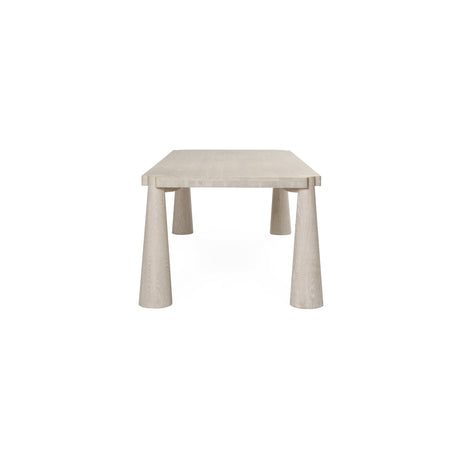 Atrop Dining Table - Milk White by Classic Home at Eve Furniture