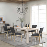 Atrop Dining Table - Milk White by Classic Home at Eve Furniture