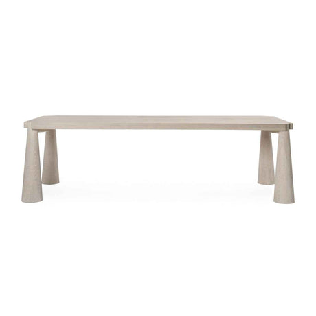 Atrop Dining Table - Milk White by Classic Home at Eve Furniture
