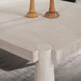 Atrop Milk White Dining Table by Classic Home at Eve Furniture