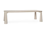Atrop Milk White Dining Table by Classic Home at Eve Furniture