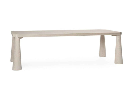 Atrop Milk White Dining Table by Classic Home at Eve Furniture