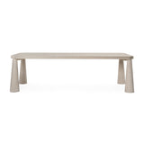 Atrop Milk White Dining Table by Classic Home at Eve Furniture