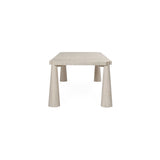 Atrop Milk White Dining Table by Classic Home at Eve Furniture