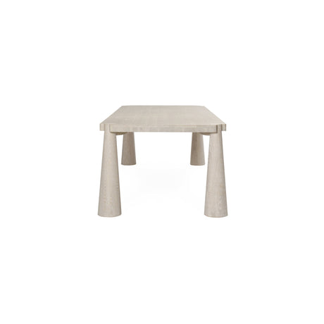 Atrop Milk White Dining Table by Classic Home at Eve Furniture