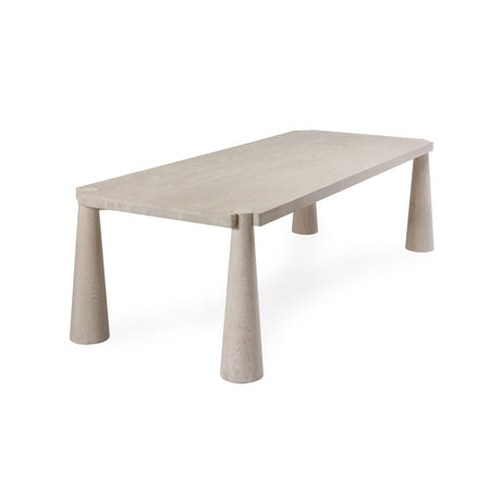 Atrop Milk White Dining Table by Classic Home at Eve Furniture