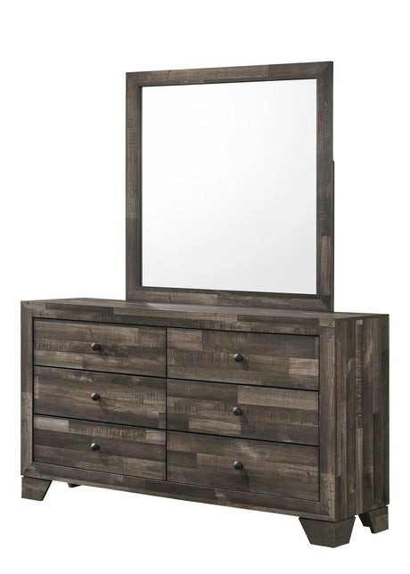 Atticus Brown Platform Bedroom Set by Crown Mark at Eve Furniture