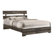 Atticus Brown Twin Platform Bed by Crown Mark at Eve Furniture