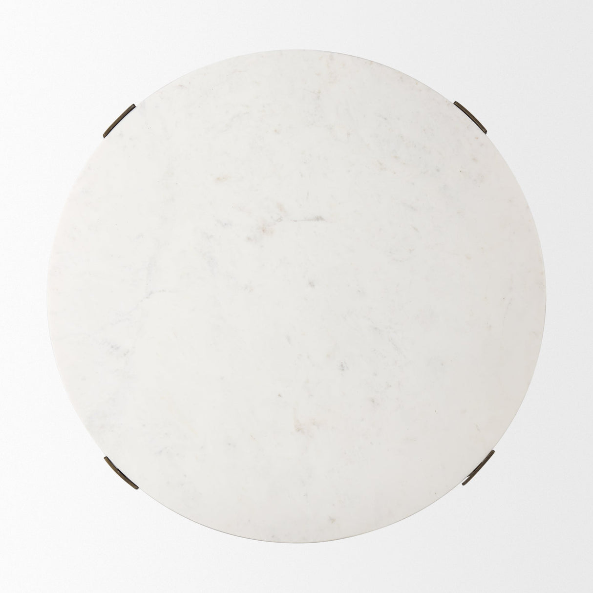 Atticus Marble and Antiqued Gold Metal Coffee Table by Mercana at Eve Furniture