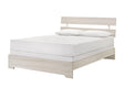 Atticus White Full Platform Bed by Crown Mark at Eve Furniture