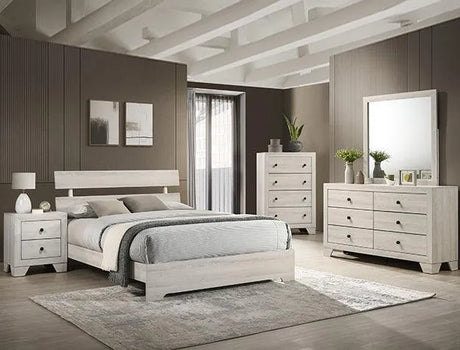 Atticus White Platform Youth Bedroom Set by Crown Mark at Eve Furniture