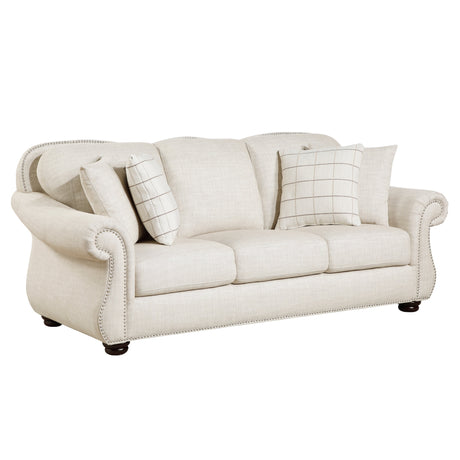 Attleboro Beige Sofa by Homelegance at Eve Furniture