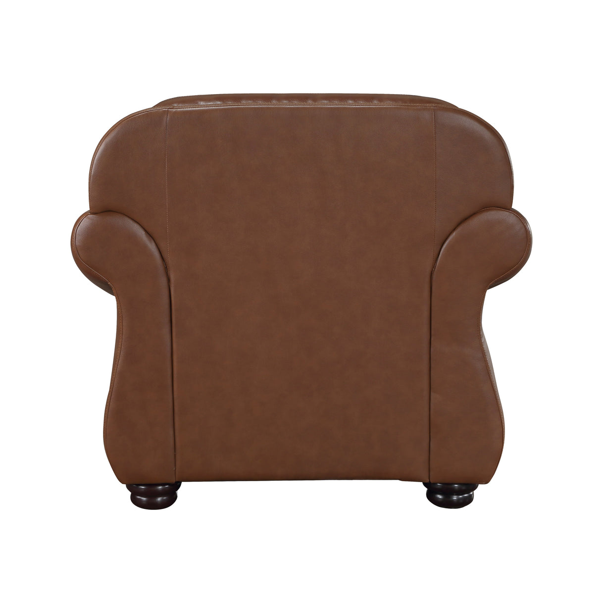 Attleboro Brown Leather Chair by Homelegance at Eve Furniture