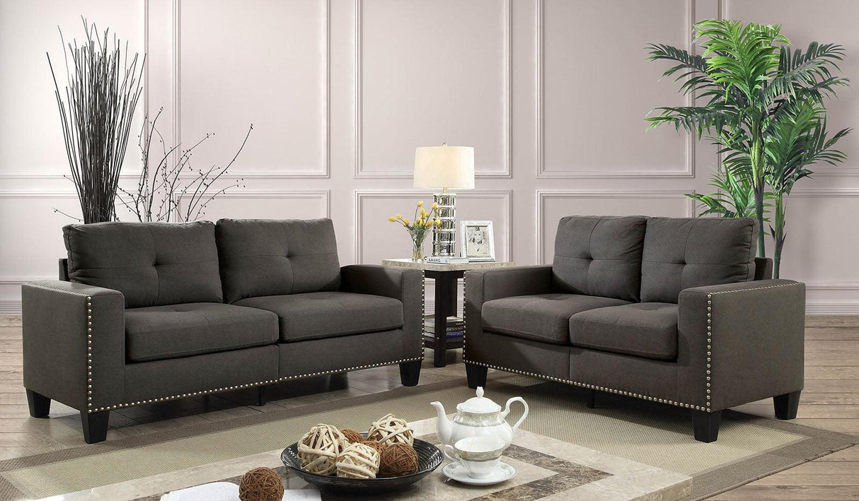 Attwell Gray Sofa by Furniture of America at Eve Furniture