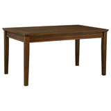 Atwood Warm Brown Rectangular Wood Dining Table by Coaster at Eve Furniture