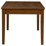 Atwood Warm Brown Rectangular Wood Dining Table by Coaster at Eve Furniture