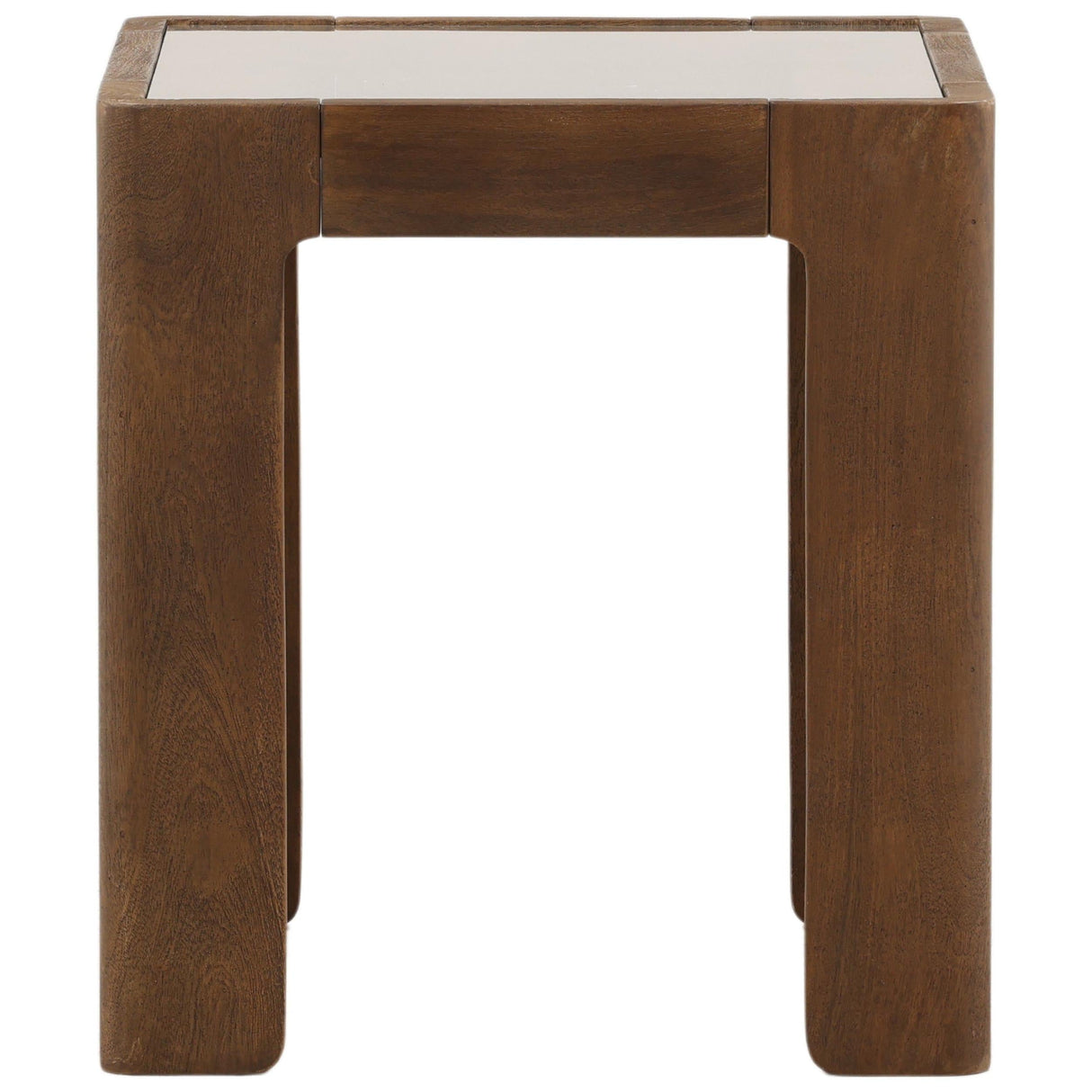Auberlin Side Table, Brown by Dovetail at Eve Furniture