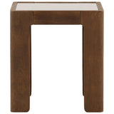 Auberlin Side Table, Brown by Dovetail at Eve Furniture