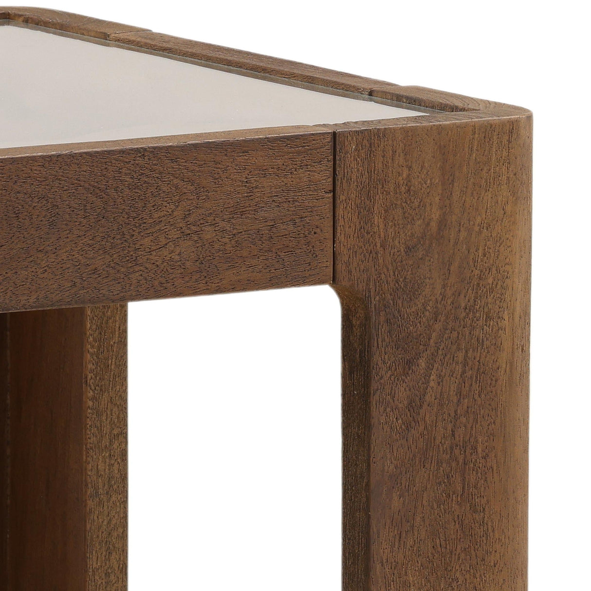 Auberlin Side Table, Brown by Dovetail at Eve Furniture