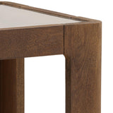 Auberlin Side Table, Brown by Dovetail at Eve Furniture